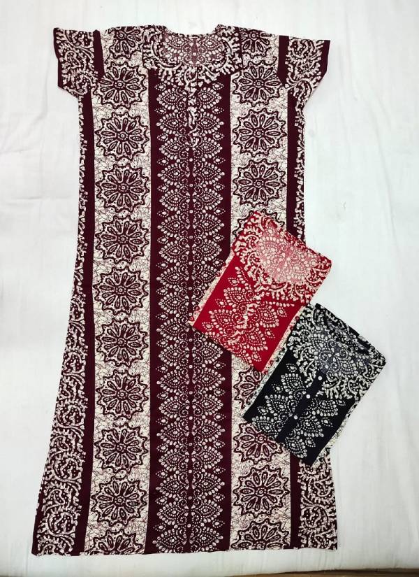 Cotton Nighty  1  Latest Fancy Designer Printed Western Night Suits Collection Full Catalog 